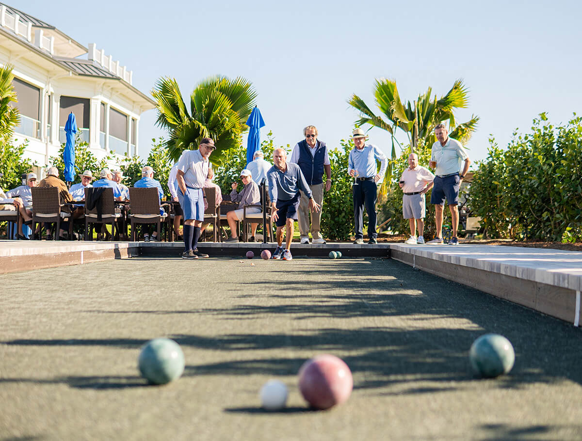 bocce court